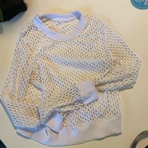 AloYoga mesh long sleeve top